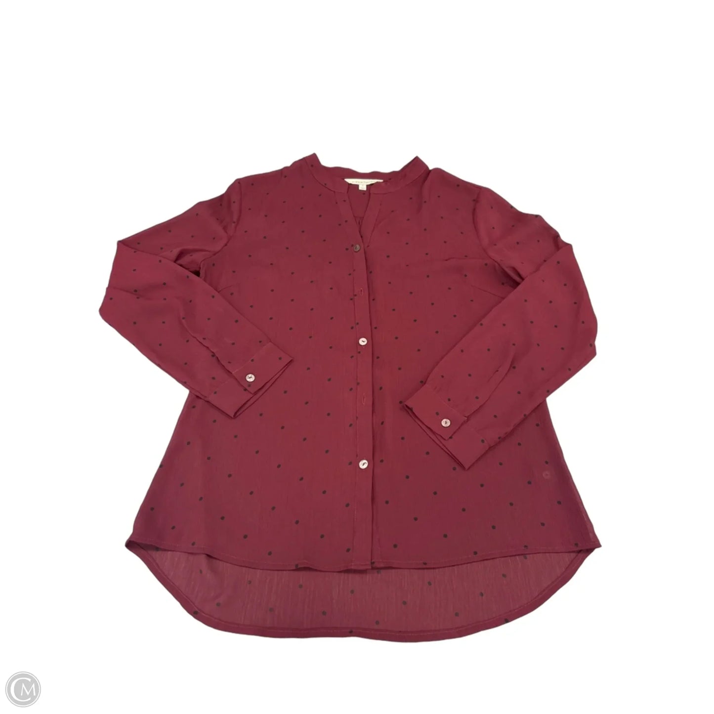 Top Long Sleeve By 41 Hawthorn In Red, Size: M