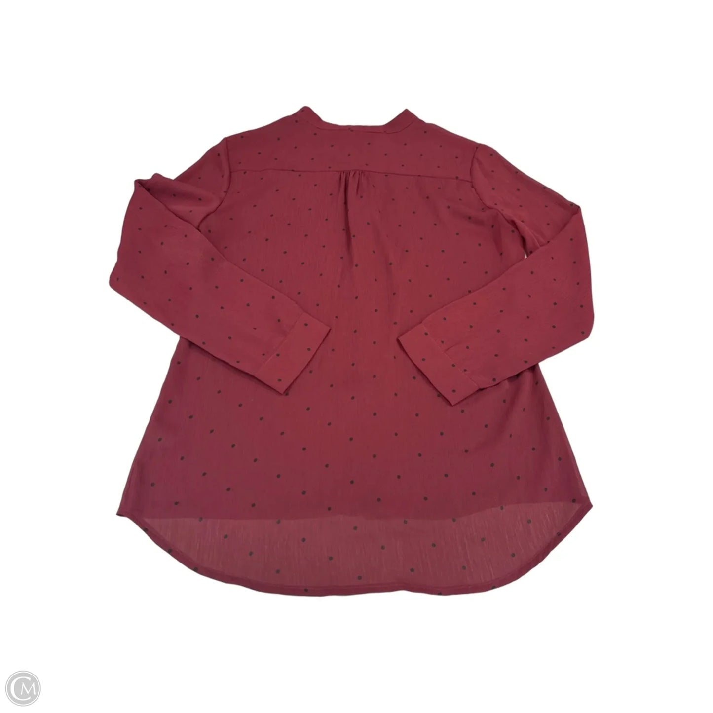 Top Long Sleeve By 41 Hawthorn In Red, Size: M