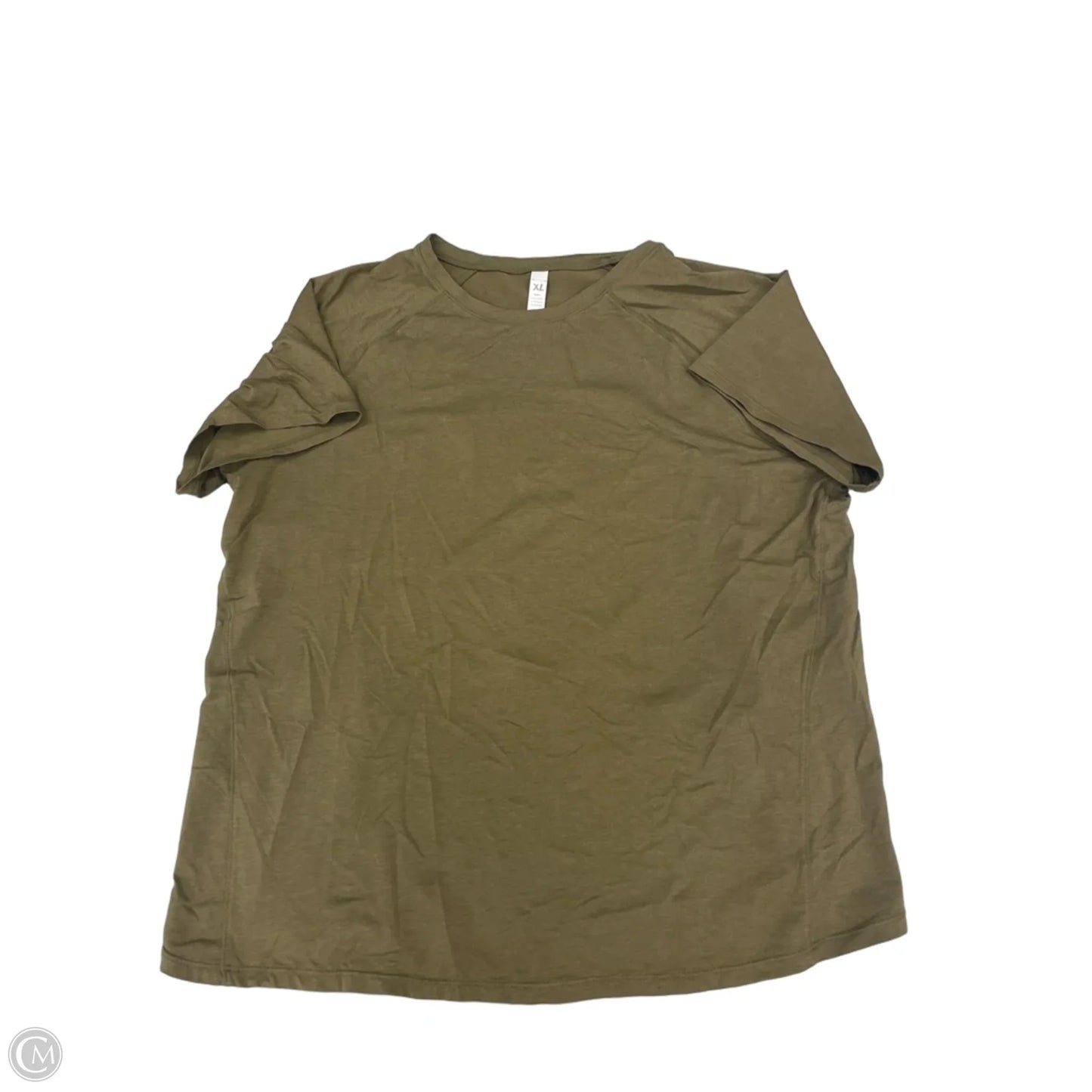 Top Short Sleeve By Cme In Green, Size: Xl