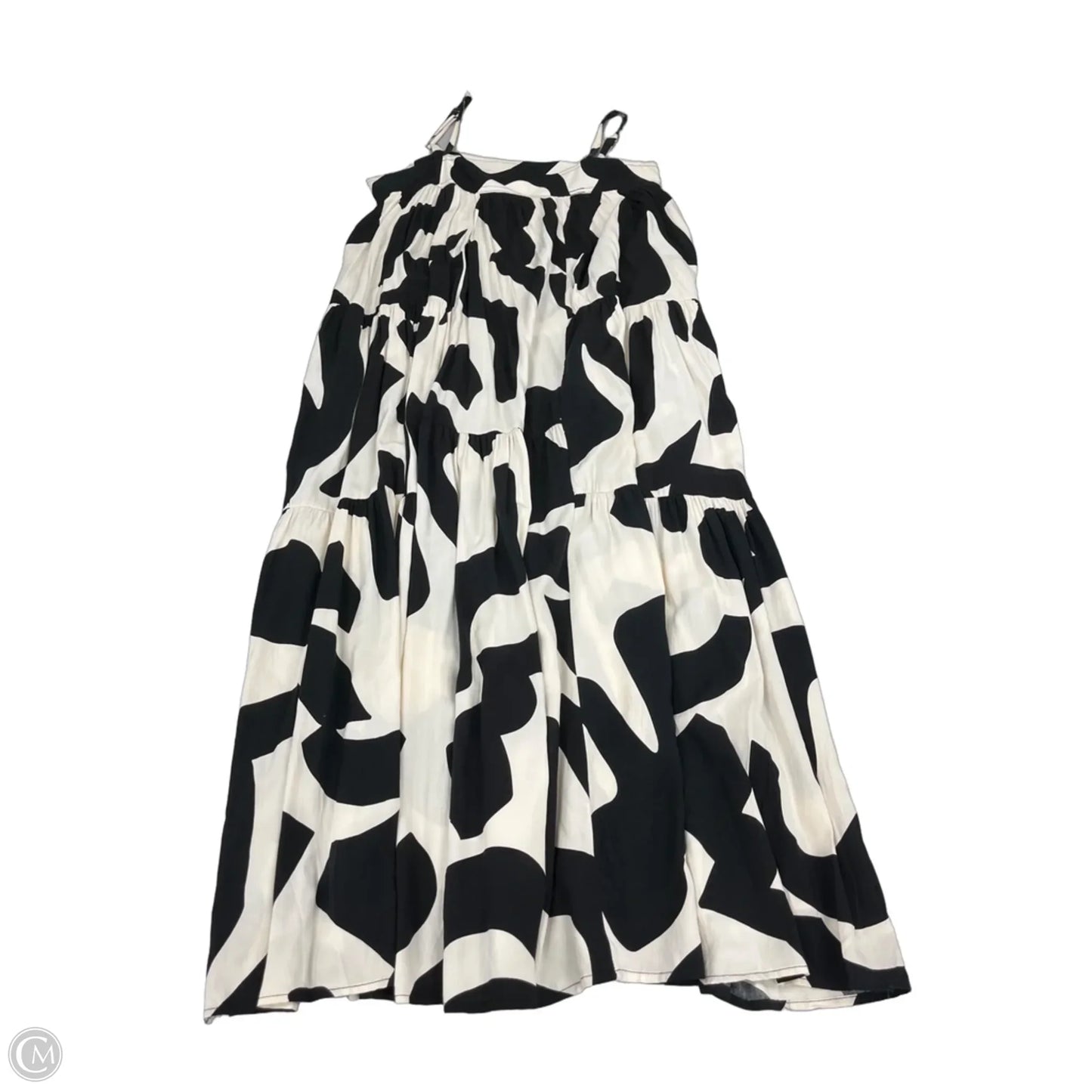 Dress Casual Maxi By Abel The Label In Black & Cream, Size: M