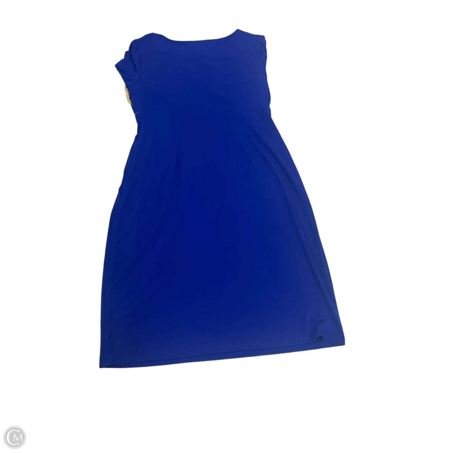 Dress Casual Midi By Connected Apparel In Blue, Size: L