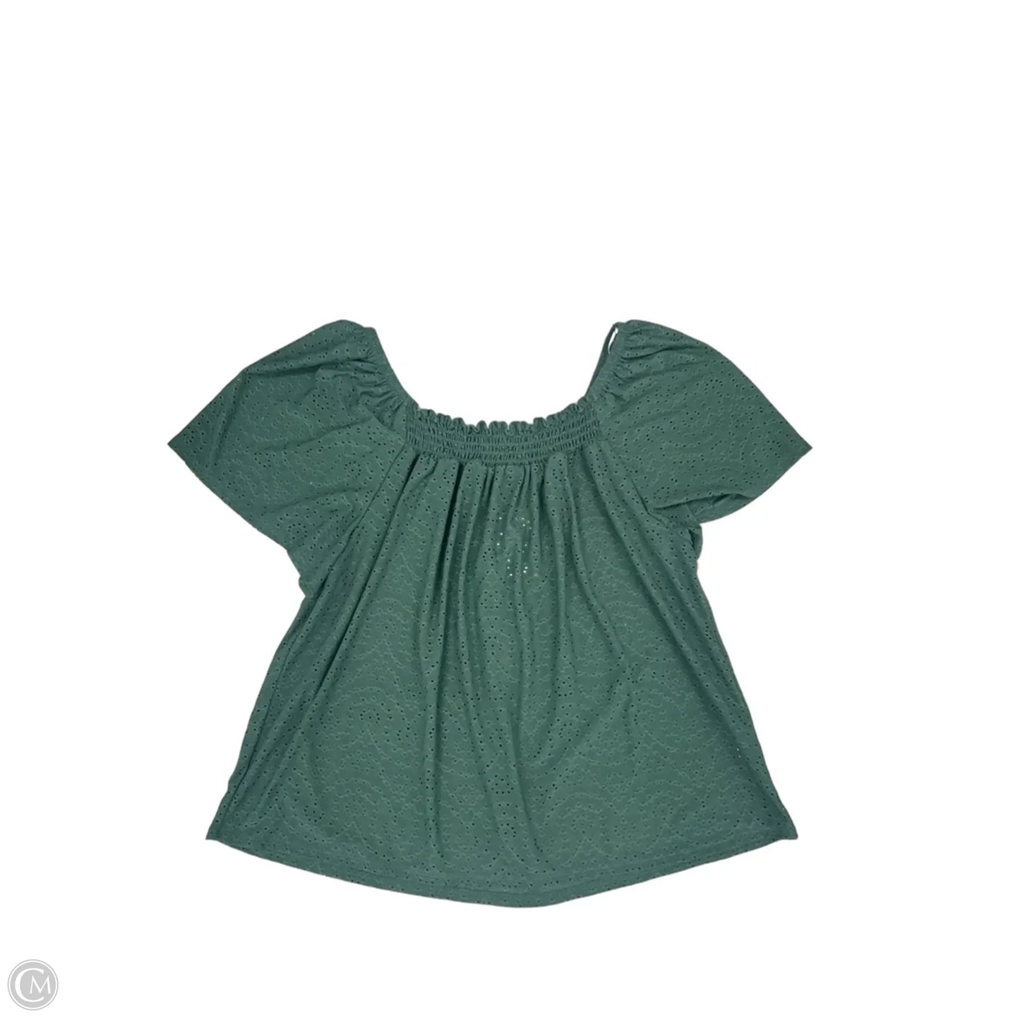 Top Short Sleeve By W5 In Green, Size: L