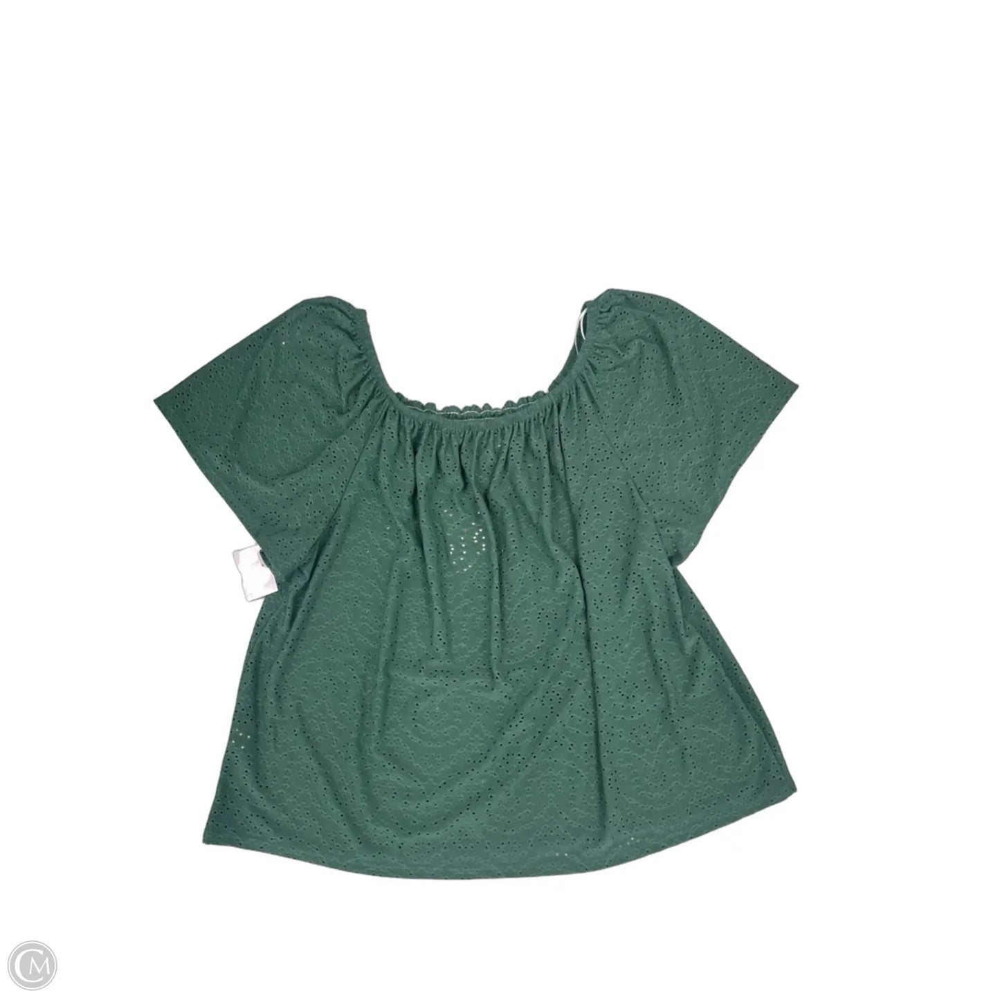 Top Short Sleeve By W5 In Green, Size: L