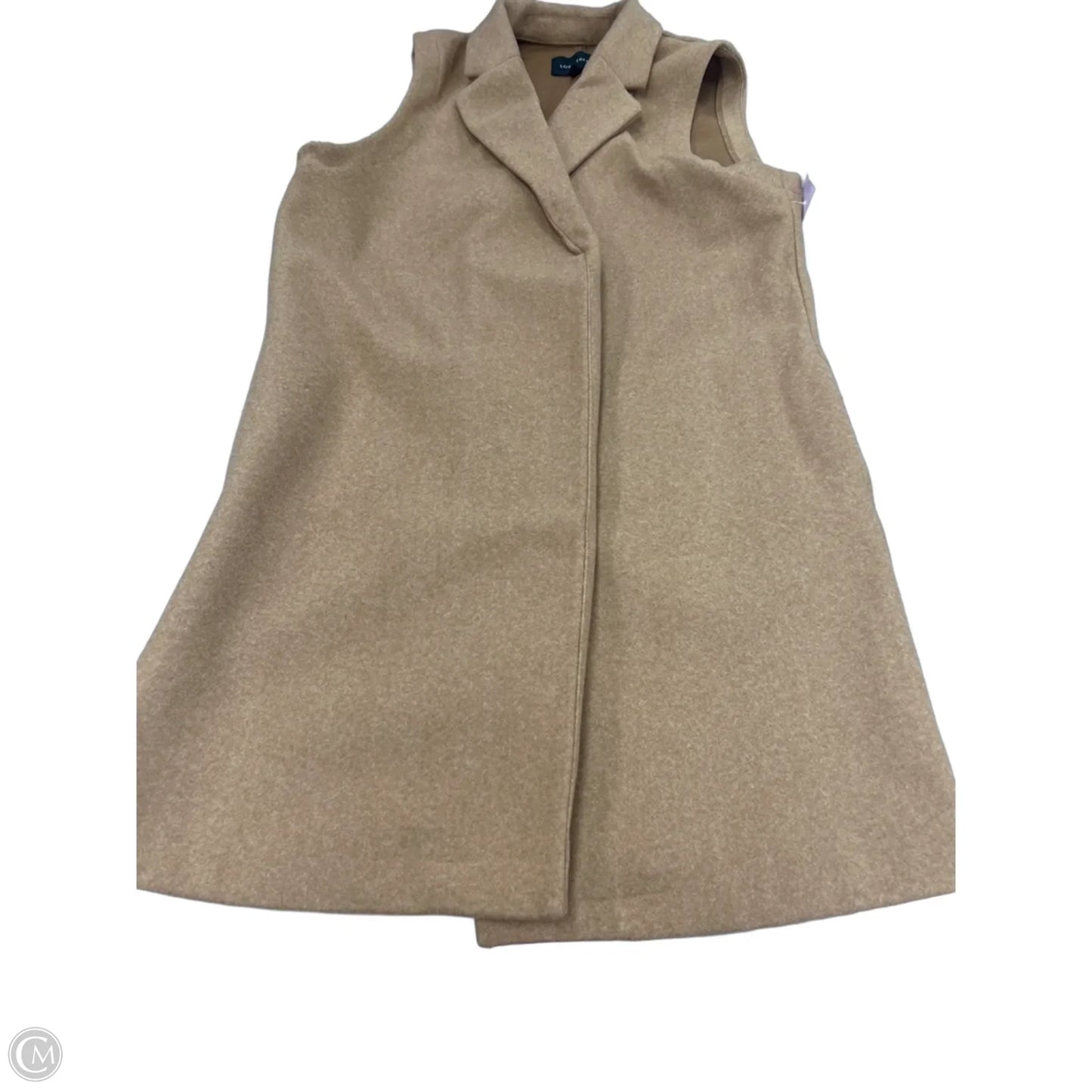 Vest Other By Love Tree In Tan, Size: M