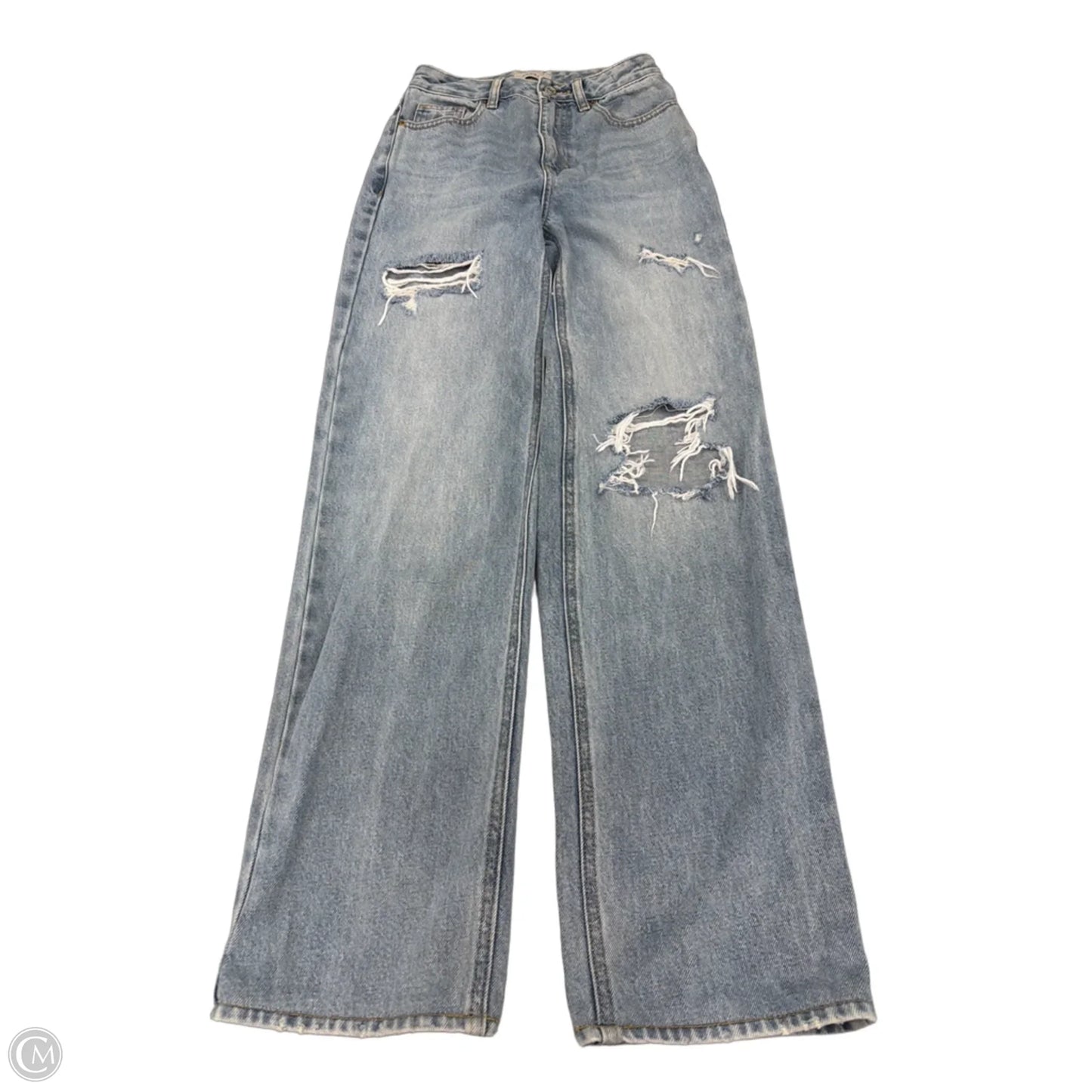Jeans Straight By Pacsun In Blue Denim, Size: 0