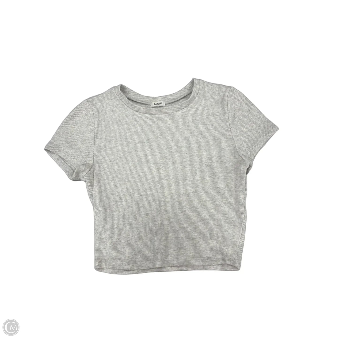 Top Short Sleeve By Garage In Grey, Size: S