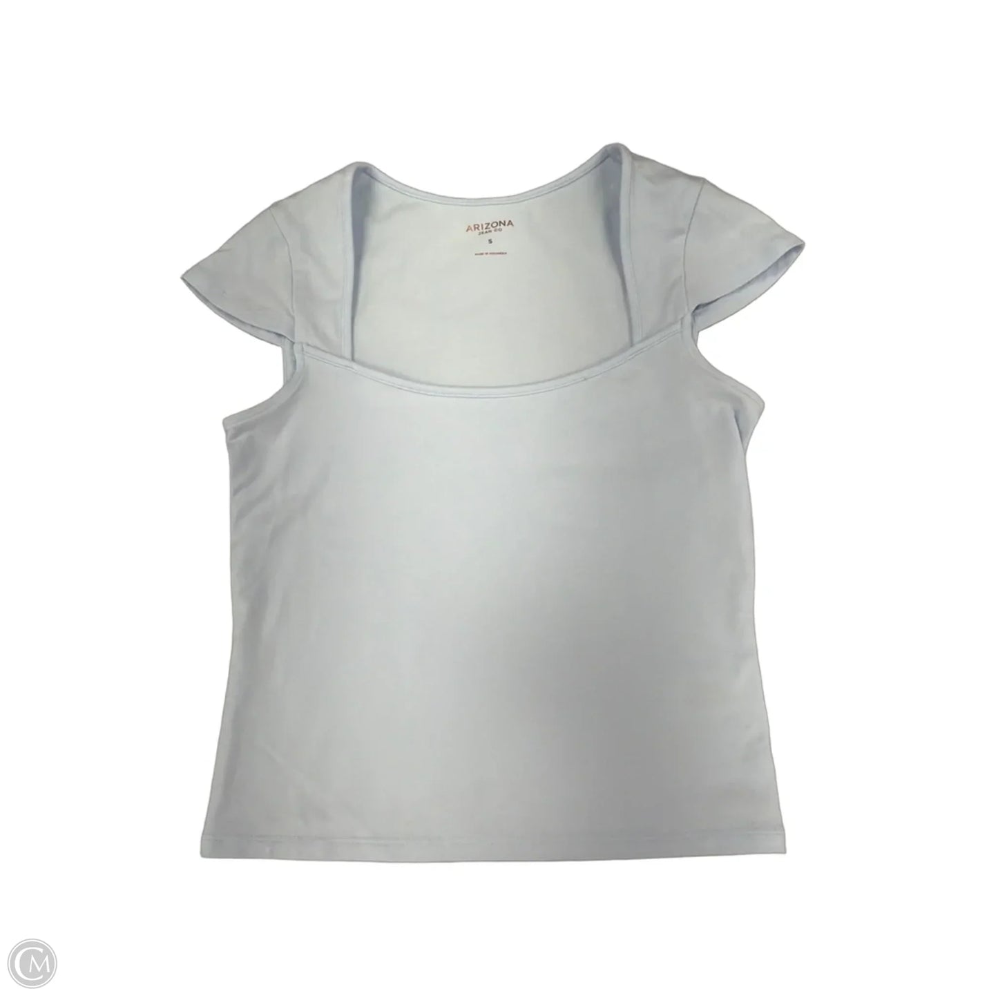 Top Short Sleeve By Arizona In Blue, Size: S