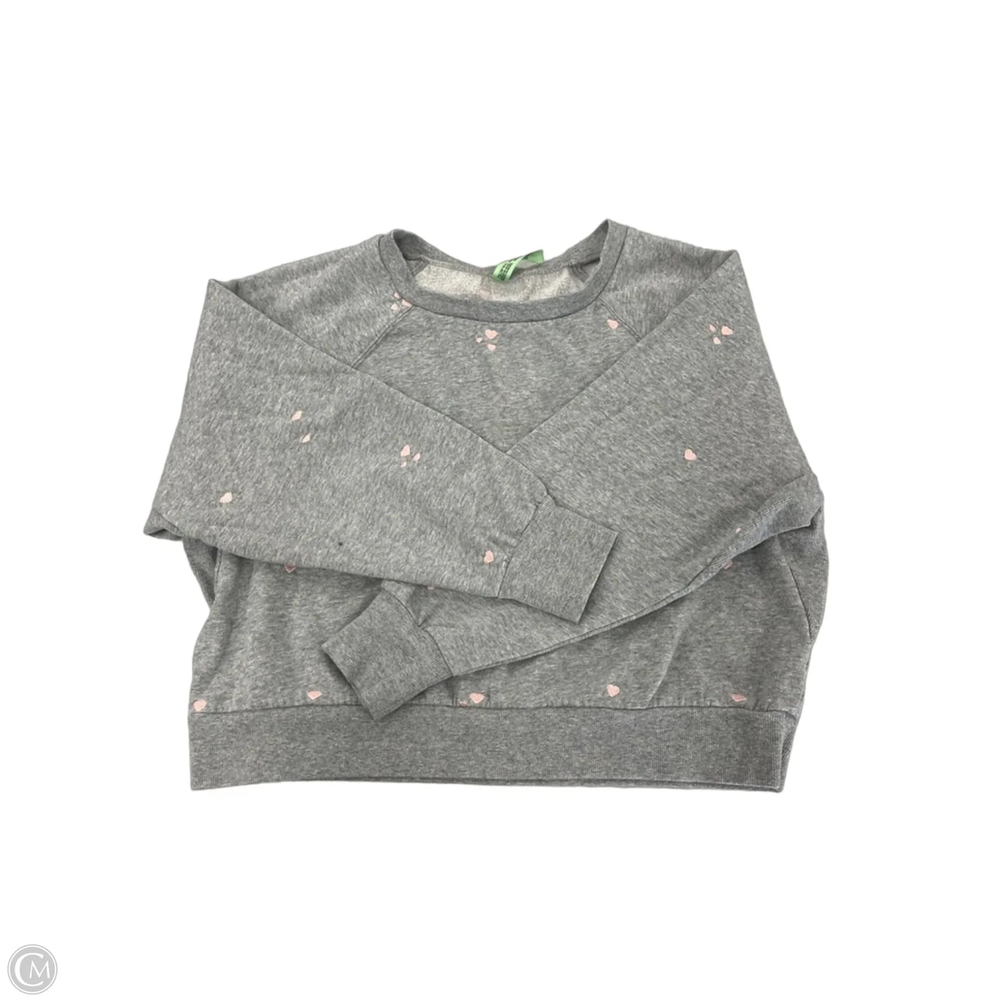 Top Long Sleeve By Cme In Grey, Size: L