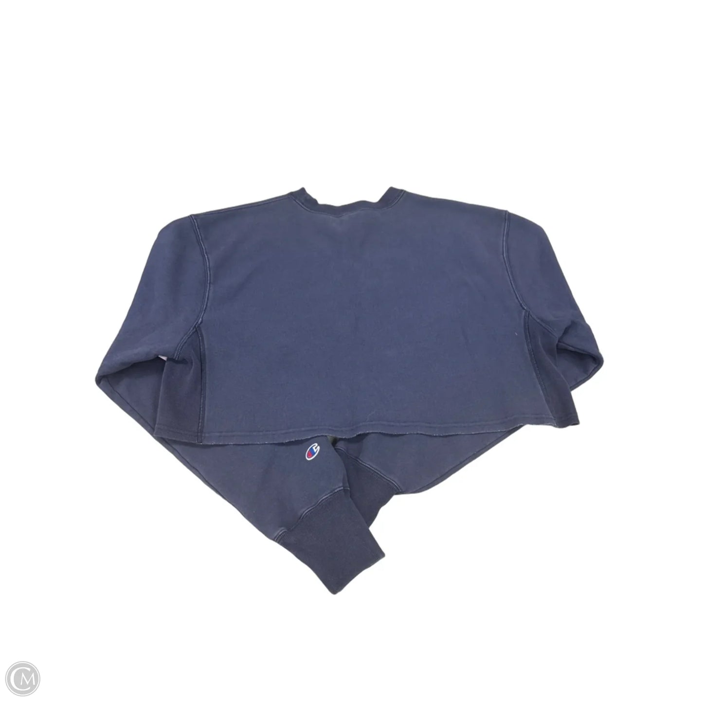 Top Long Sleeve By Champion In Navy, Size: M