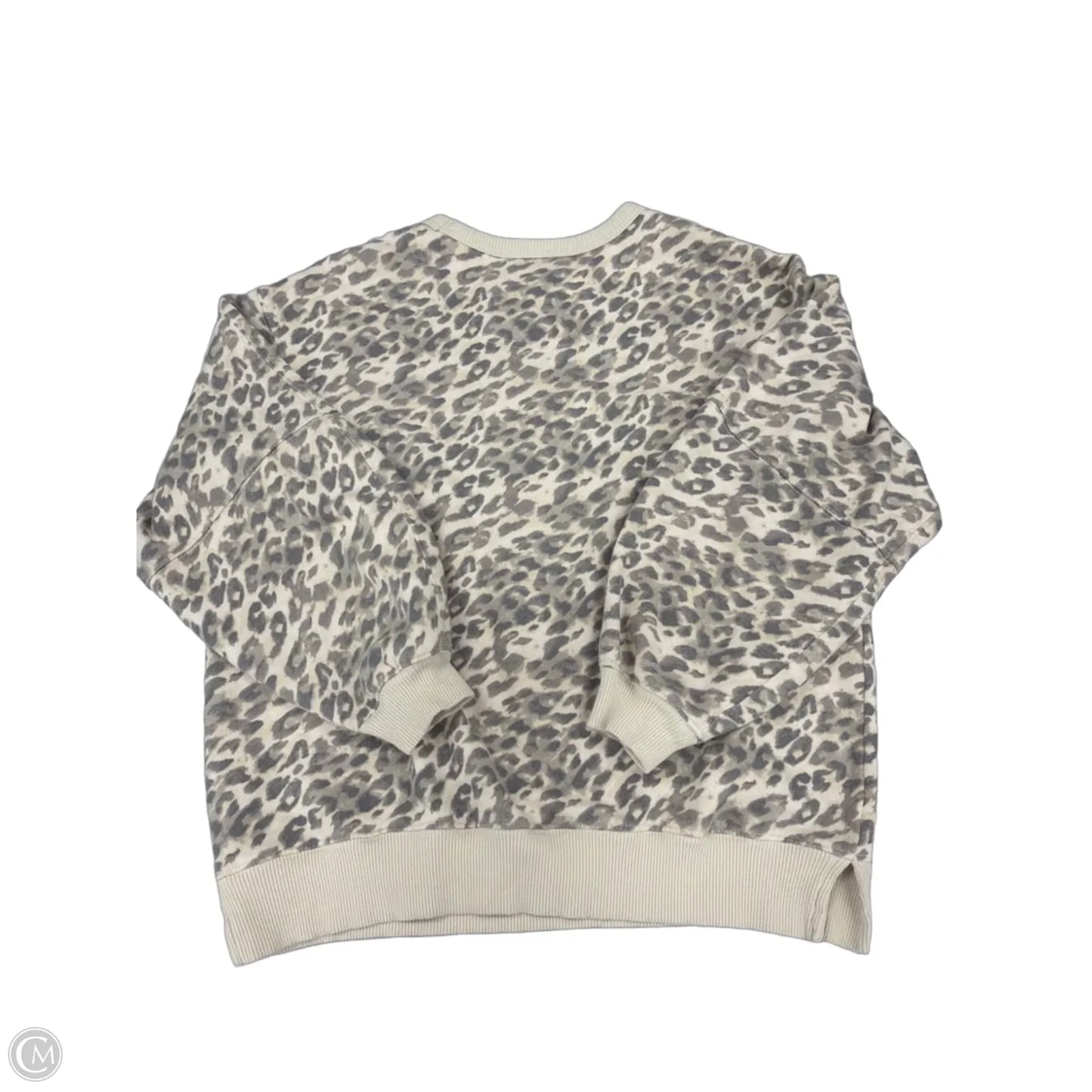 Sweatshirt Crewneck By Aerie In Animal Print, Size: Xxs