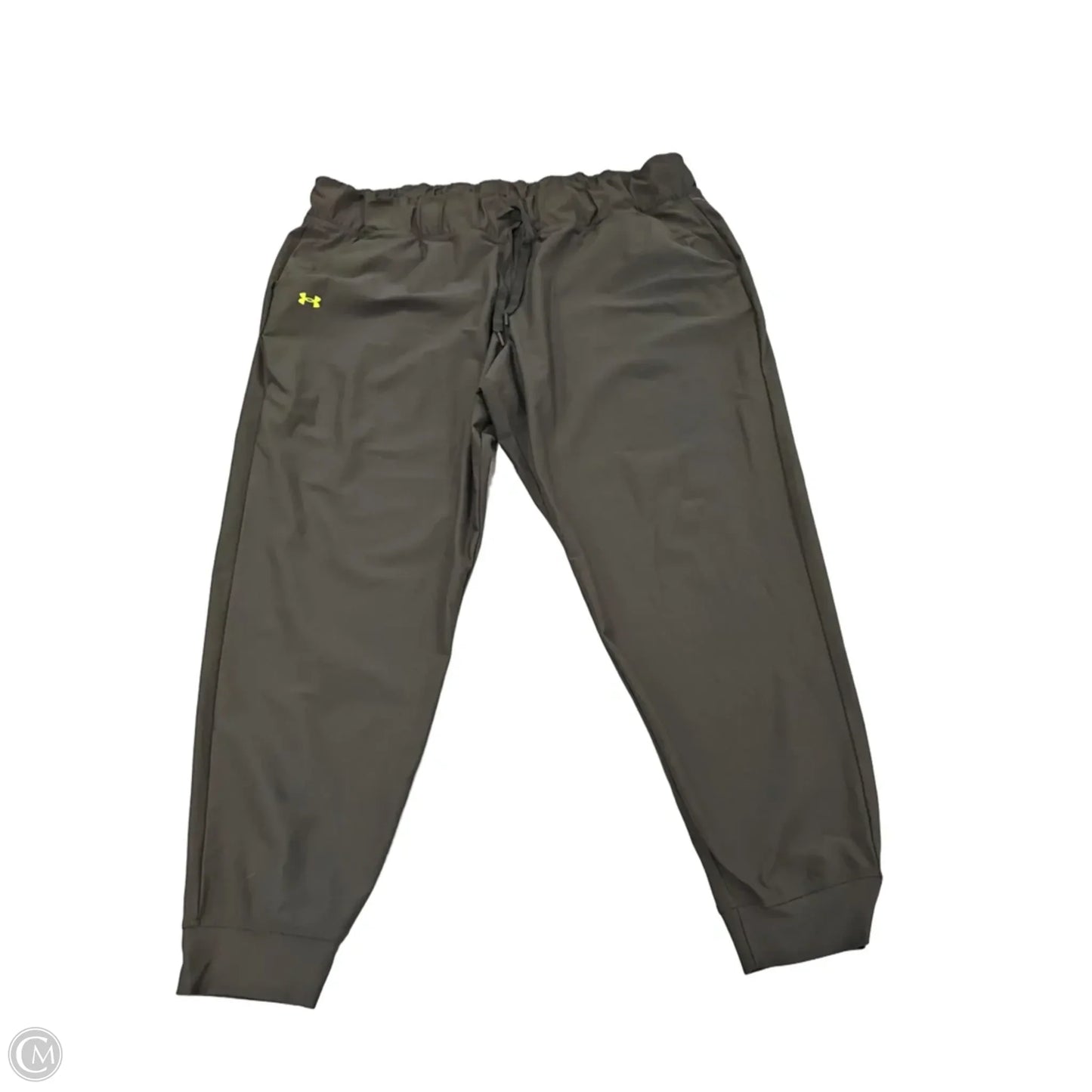 Athletic Pants By Under Armour In Green, Size: 1x