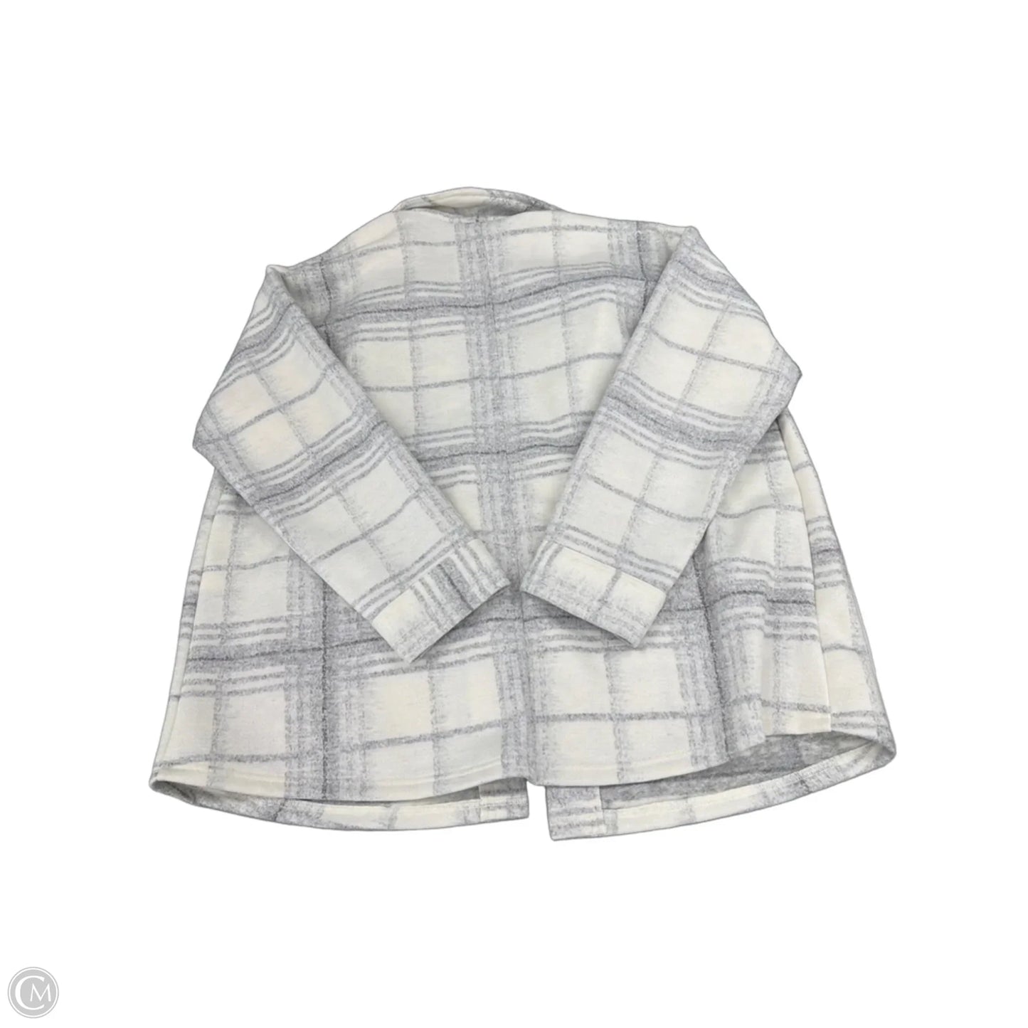 Jacket Shirt By J. Jill In Grey, Size: Xl
