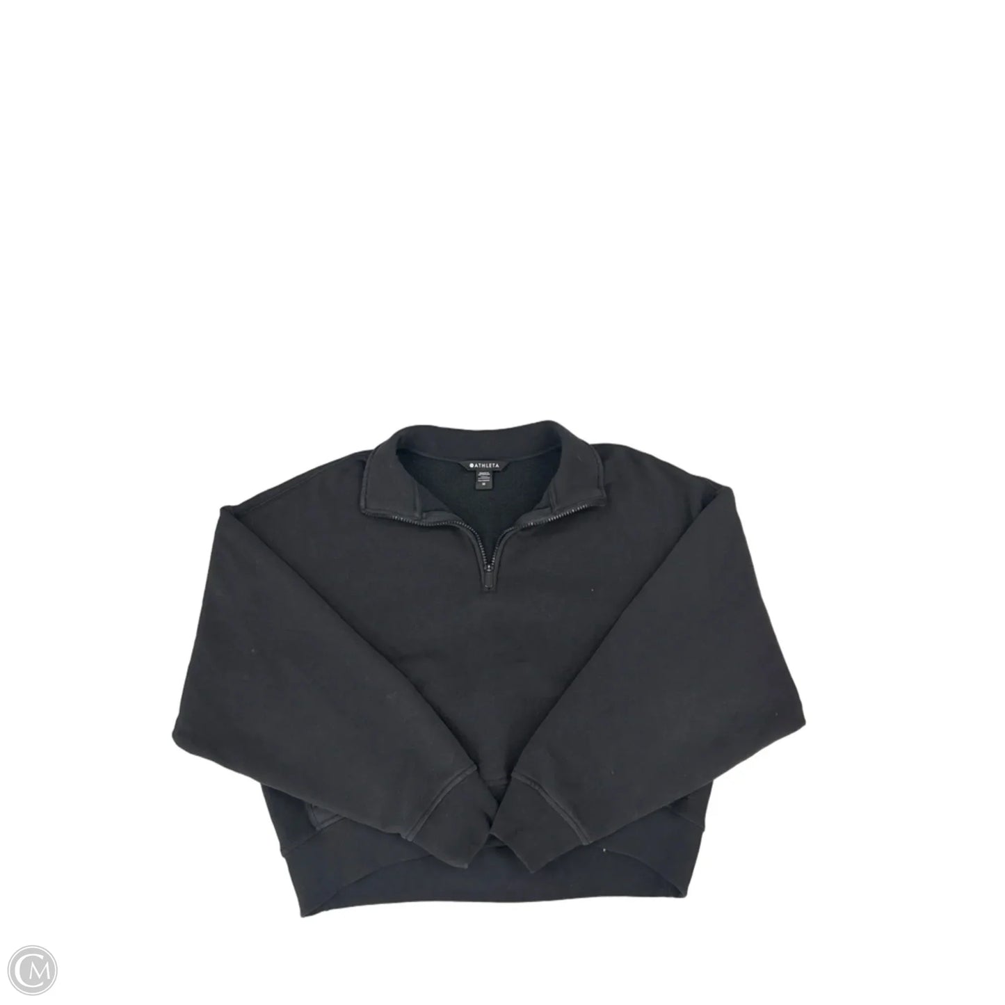 Sweatshirt Collar By Athleta In Black, Size: M