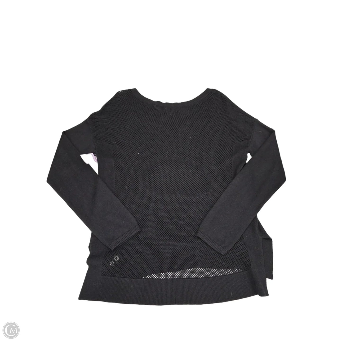 Top Long Sleeve By Lululemon In Black, Size: 6