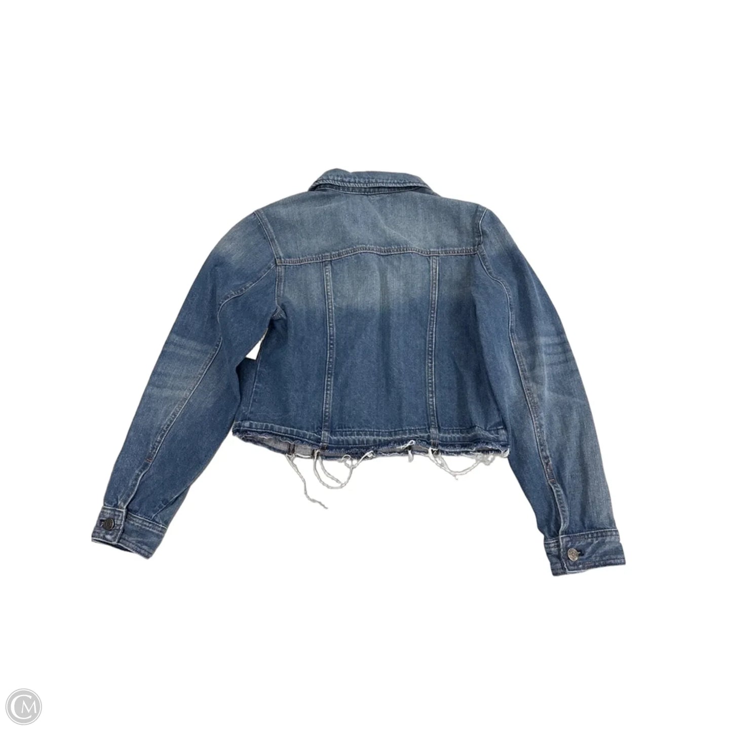 Jacket Denim By Express In Blue Denim, Size: M