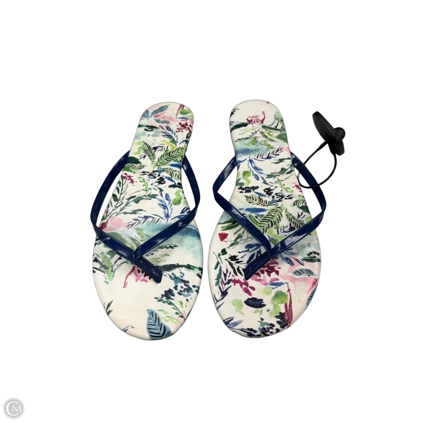 Sandals Flip Flops By Lc Lauren Conrad In Tropical Print, Size: 7
