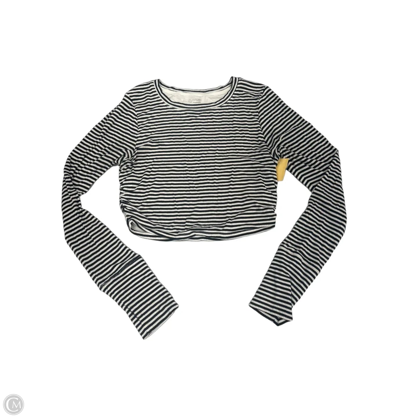 Top Long Sleeve By Offline By Aerie In Black & White, Size: M