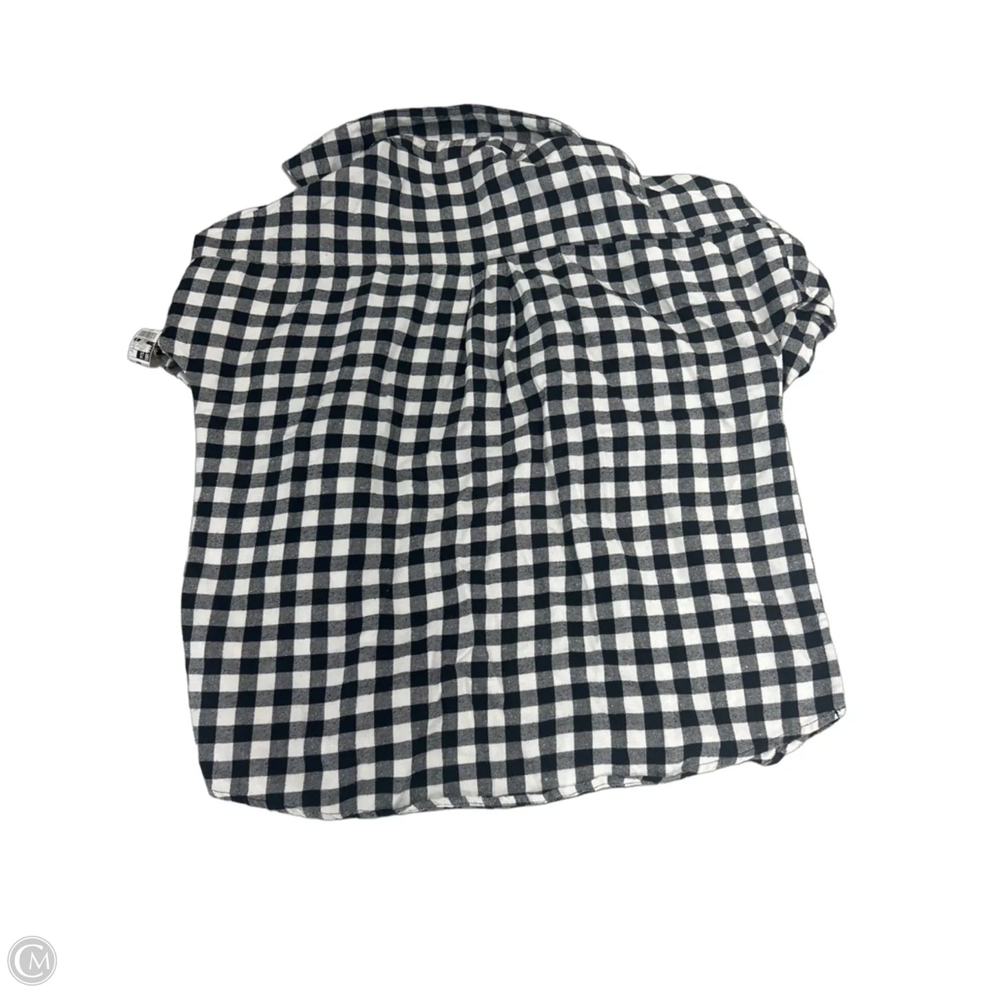 Top Long Sleeve By Cme In Black & White, Size: S