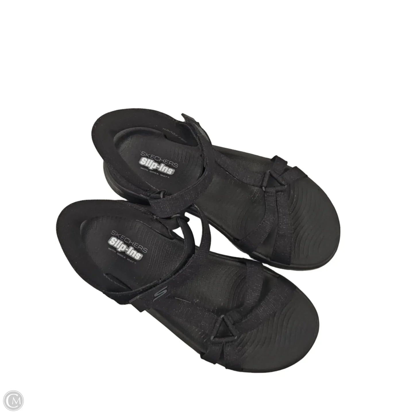 Sandals Flats By Skechers In Black, Size: 8