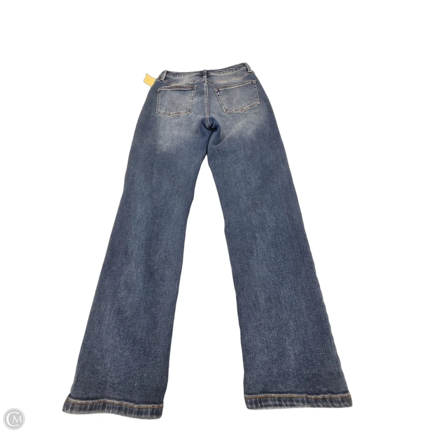 Jeans Straight By Forever 21 In Blue Denim, Size: 4