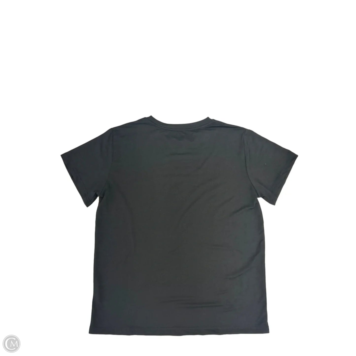Top Short Sleeve By Cmf In Black, Size: L