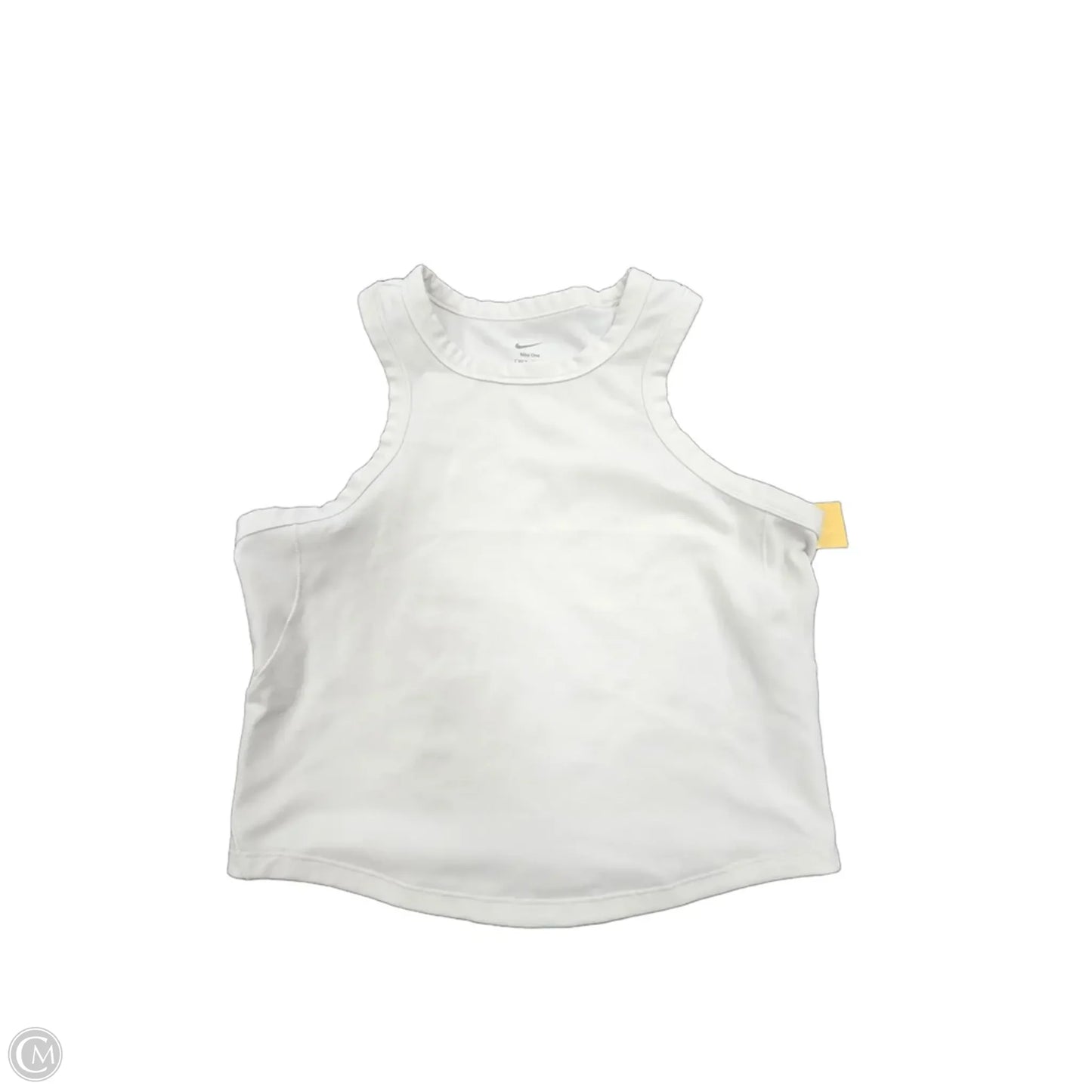 Athletic Tank Top By Nike In White, Size: L
