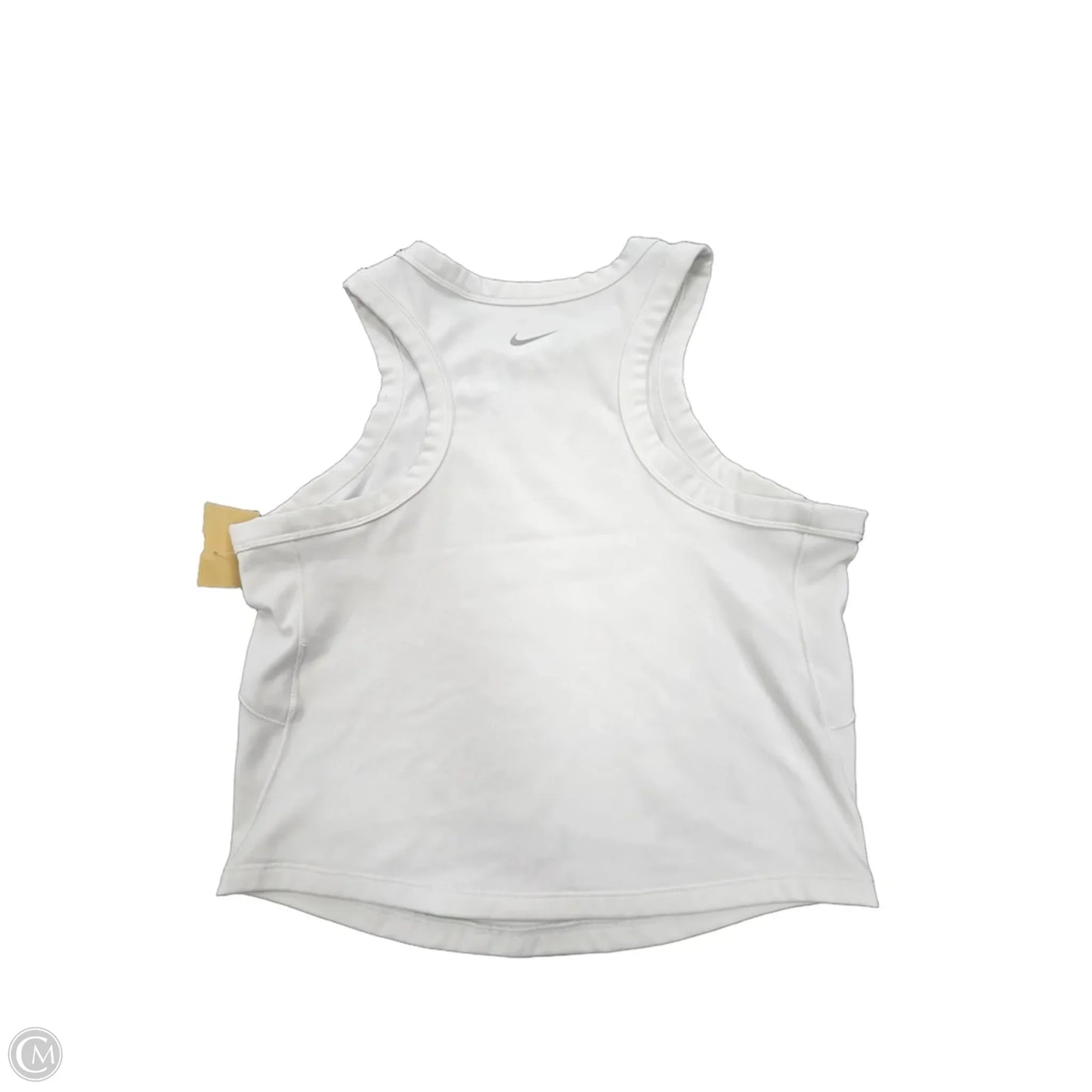 Athletic Tank Top By Nike In White, Size: L