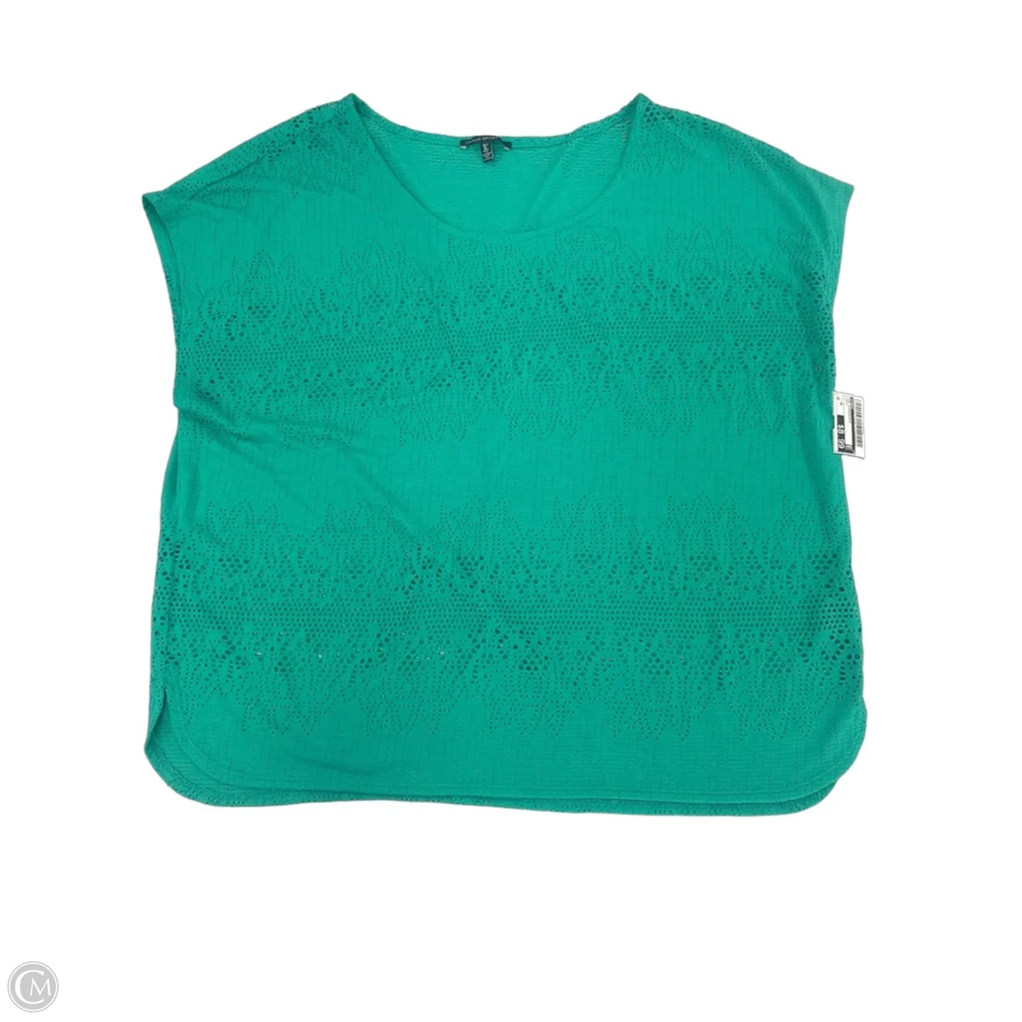 Top Sleeveless By Chaus In Green, Size: Xl