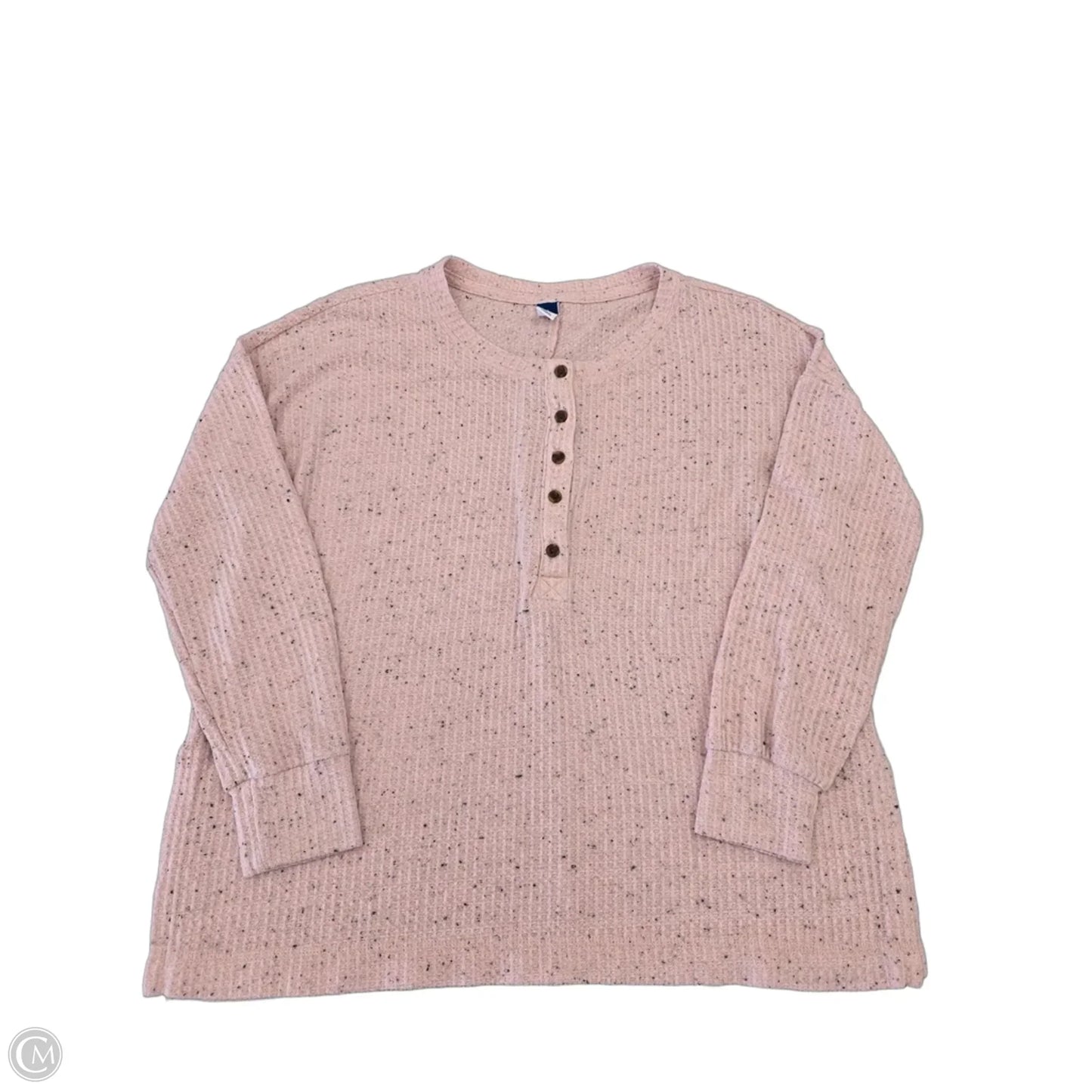 Top Long Sleeve By Old Navy In Pink, Size: S