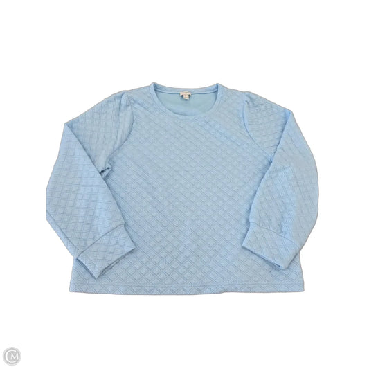 Top Long Sleeve By J. Crew In Blue, Size: Xl
