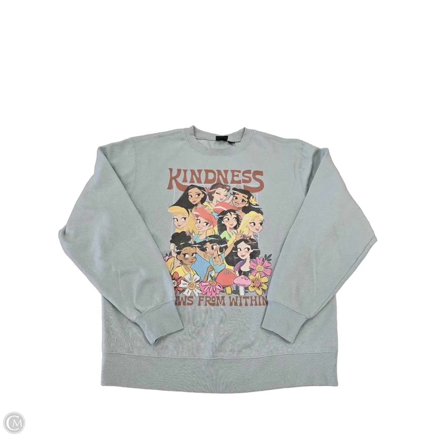 Sweatshirt Crewneck By Disney In Green, Size: L