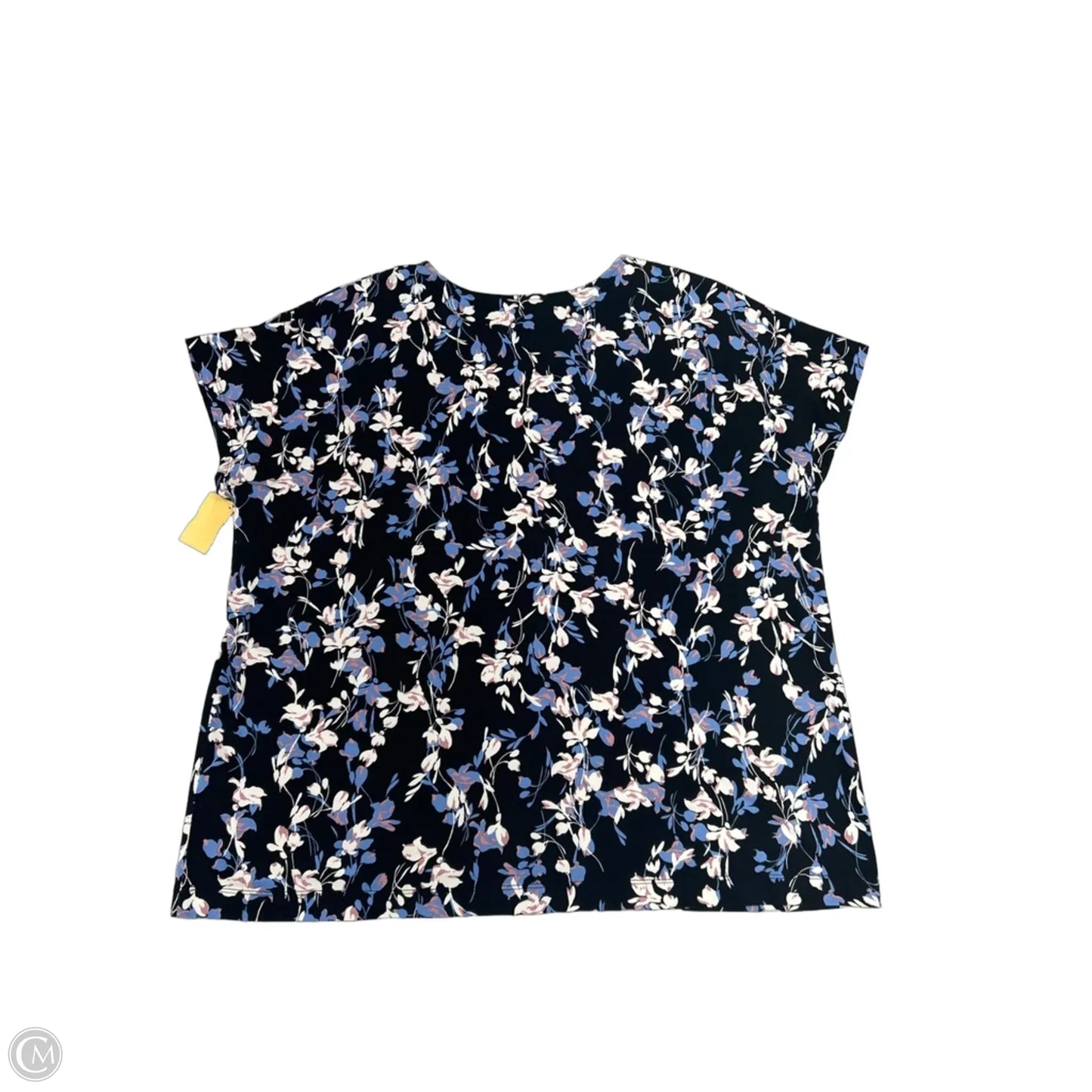 Top Short Sleeve By J. Jill In Black, Size: L