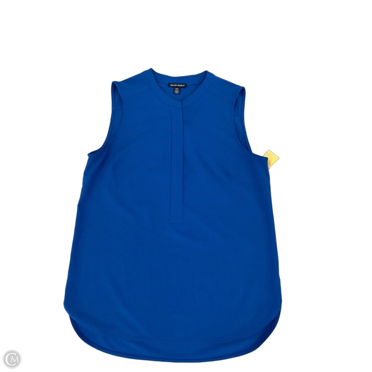 Top Sleeveless By Hilary Radley In Blue, Size: M