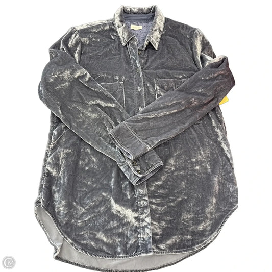 Top Long Sleeve By Pilcro In Blue, Size: S