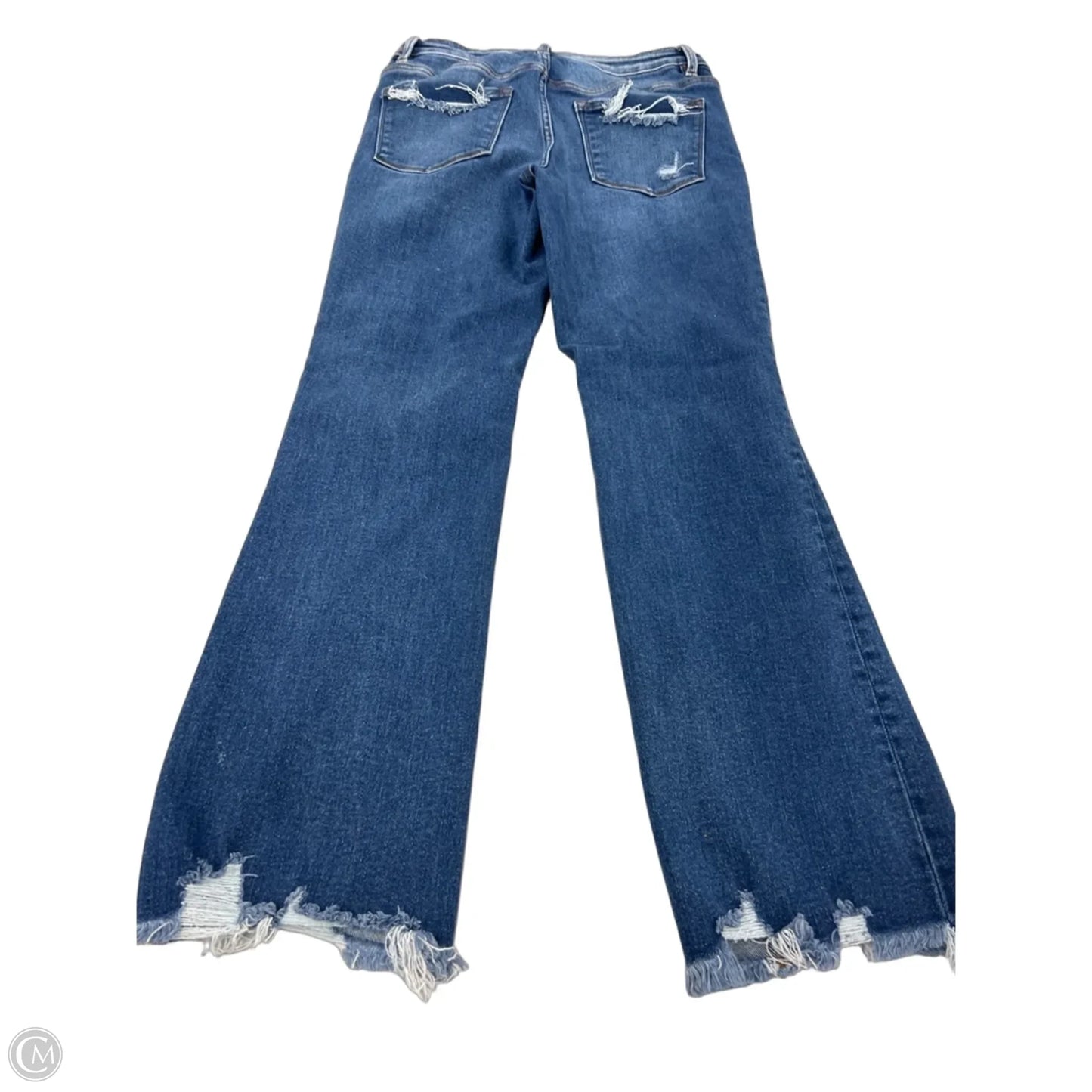 Jeans Flared By Flying Monkey In Blue Denim, Size: 6