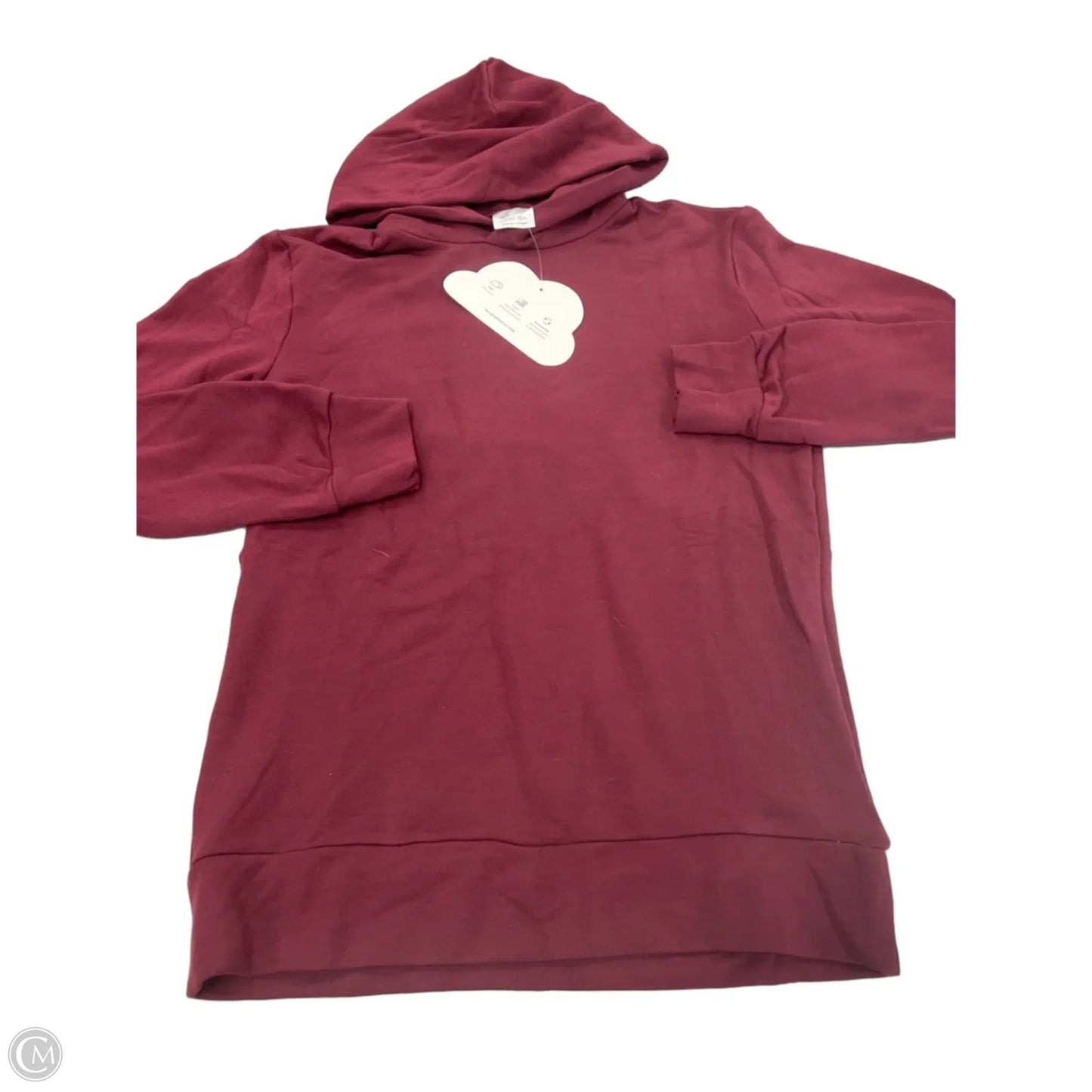 Sweatshirt Hoodie By Cme In Red, Size: S