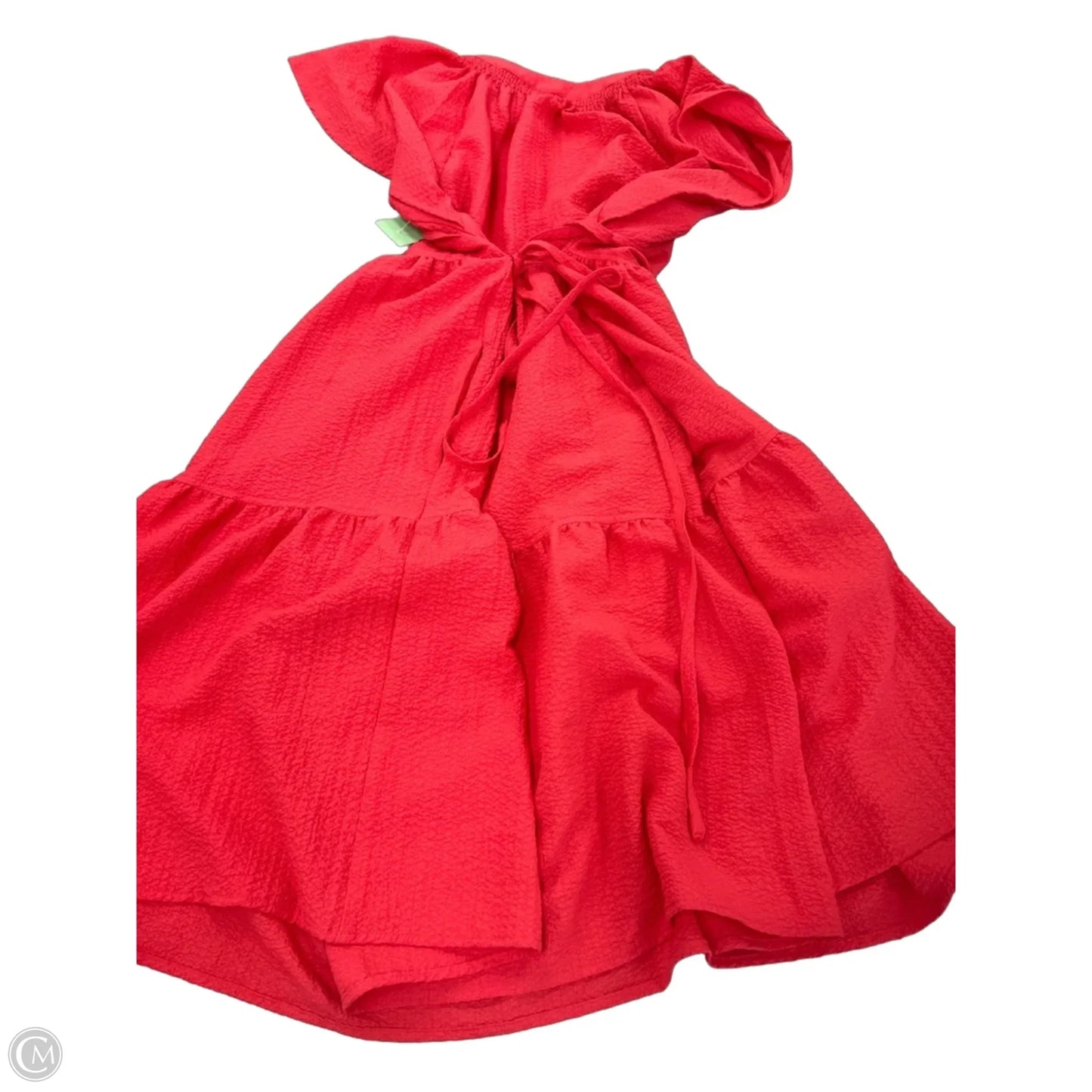 Dress Casual Short By Calvin Klein In Coral, Size: 2