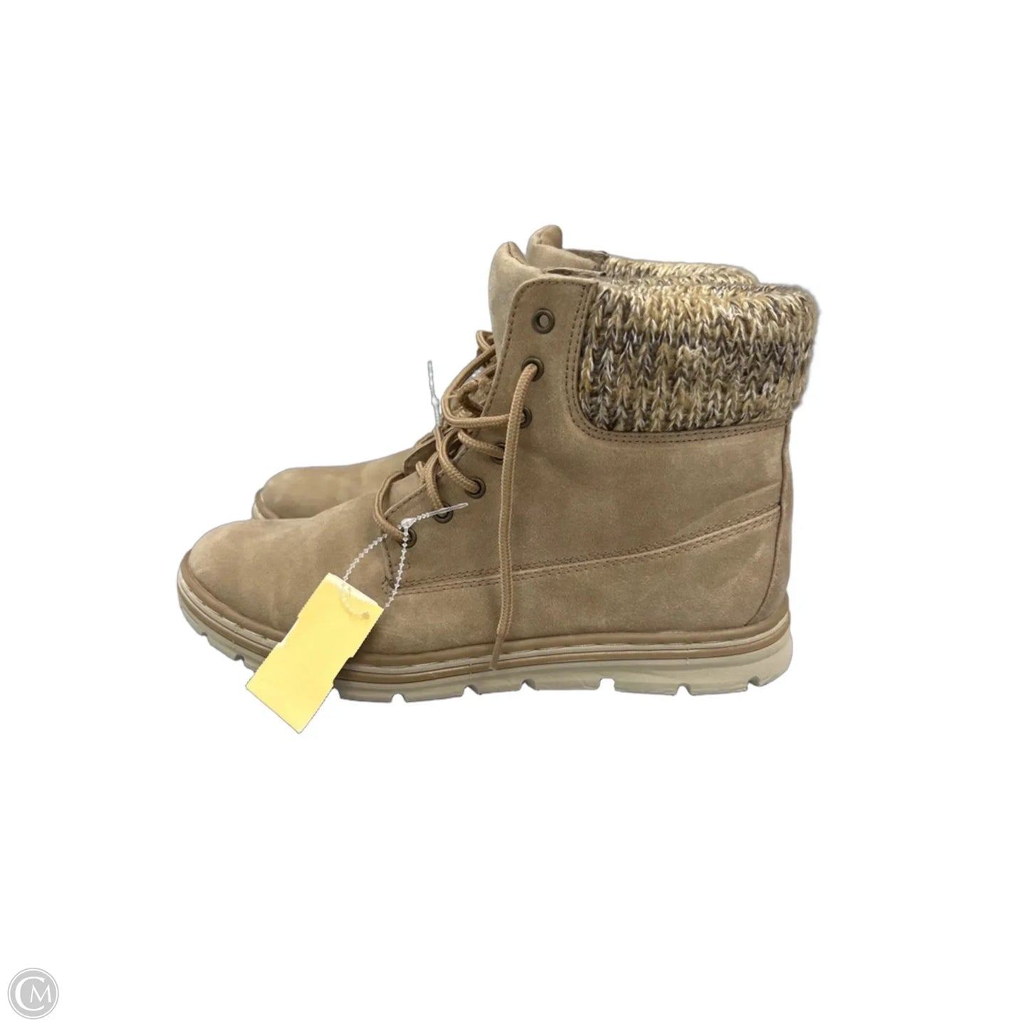 Boots Ankle Flats By Cliffs By White Mountain In Tan, Size: 10