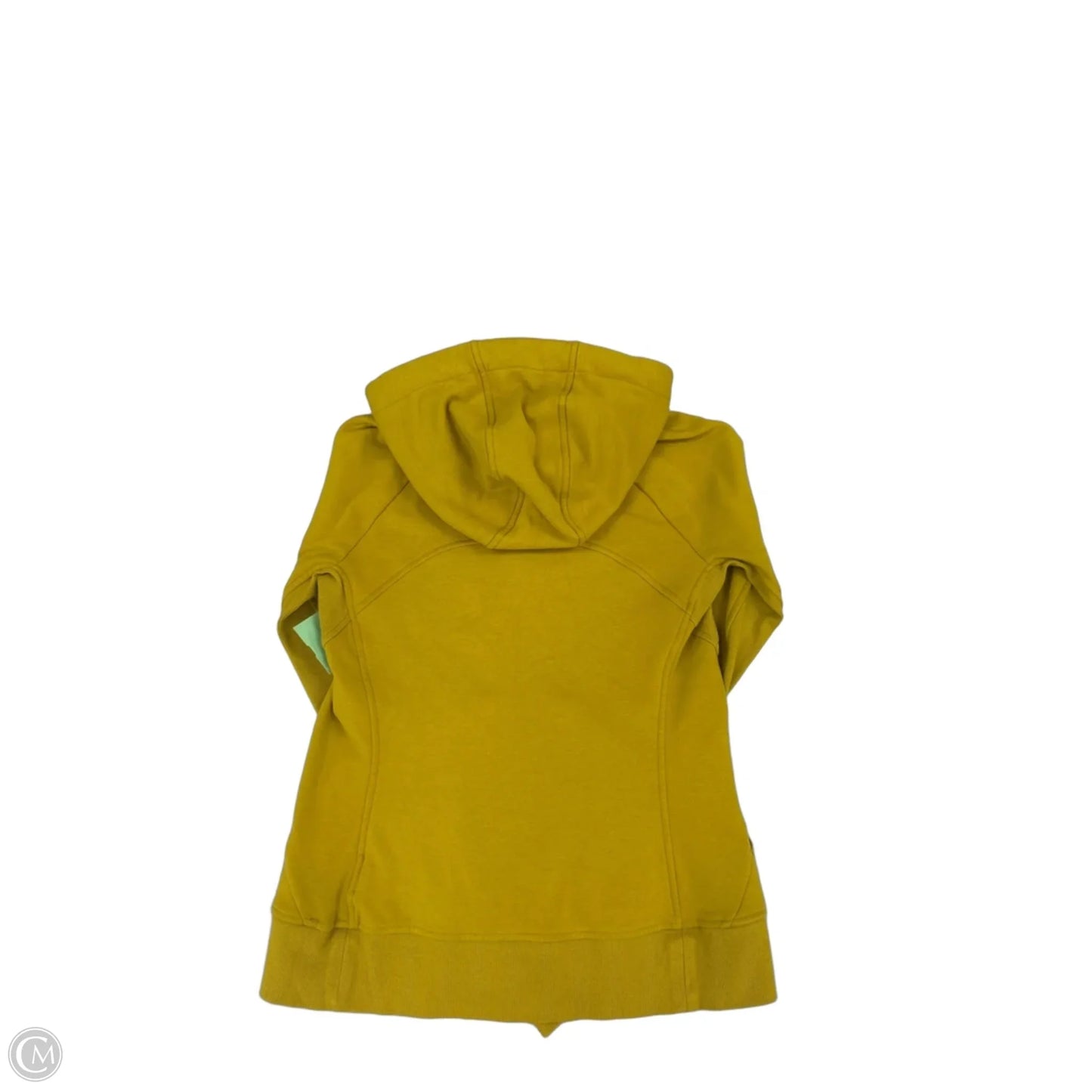 Sweatshirt Hoodie By Athleta In Yellow, Size: S
