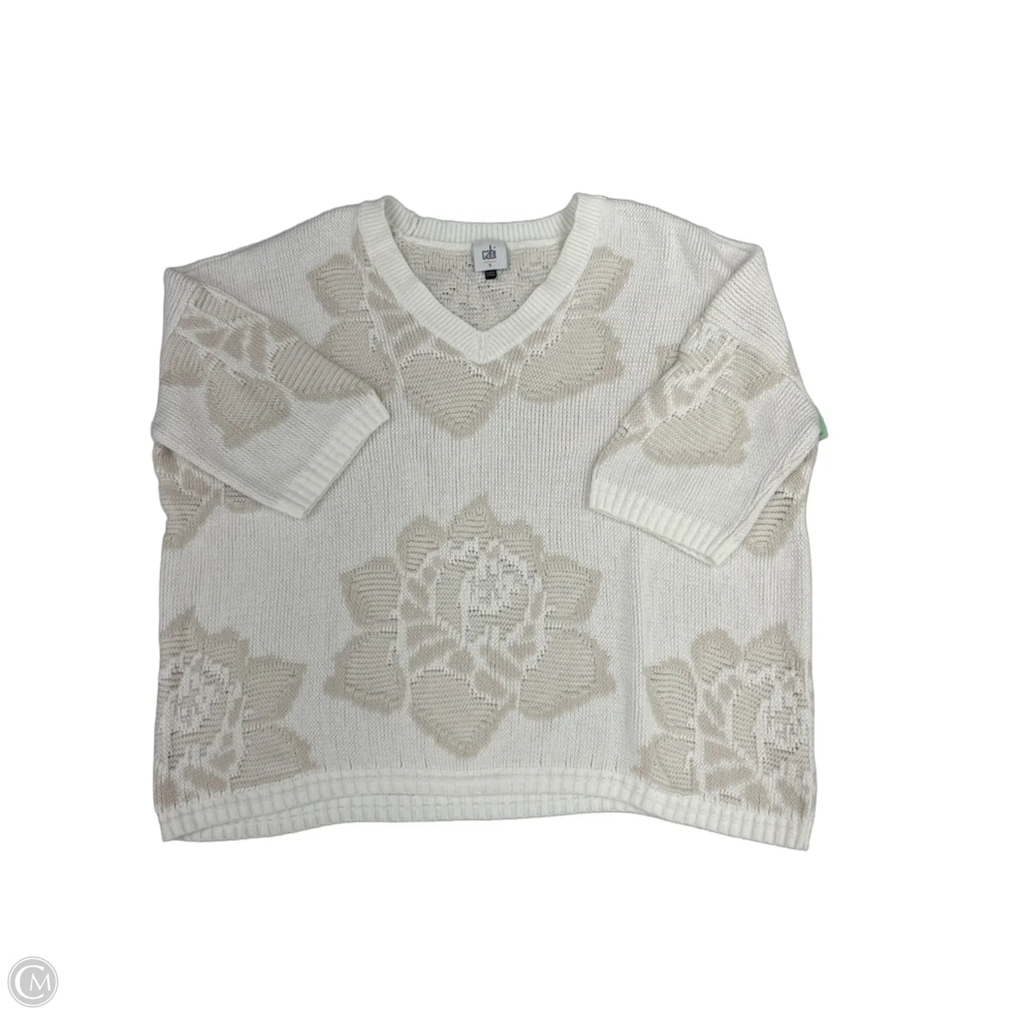 Sweater By Cabi In Cream, Size: S
