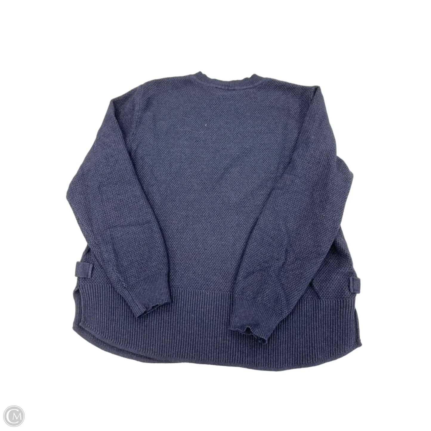 Top Long Sleeve By Charlie B In Navy, Size: L