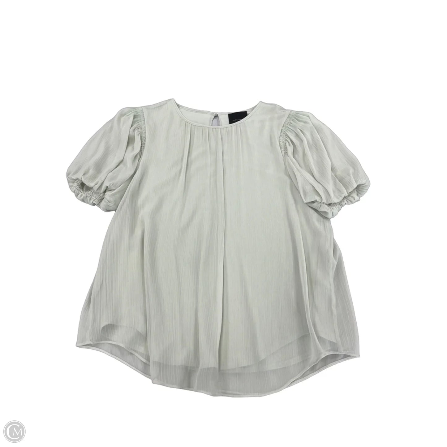 Top Short Sleeve By Alex Marie In Green, Size: L