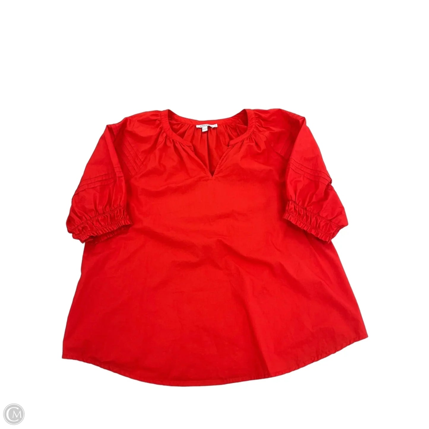 Top Short Sleeve By Chicos In Red, Size: 2x