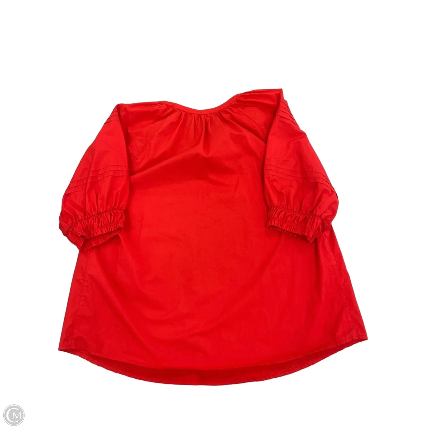 Top Short Sleeve By Chicos In Red, Size: 2x