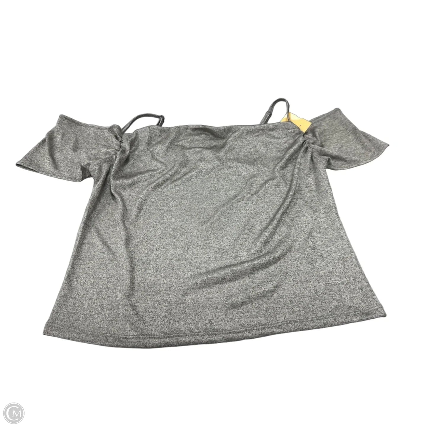 Top Short Sleeve By Anthropologie In Gold, Size: M