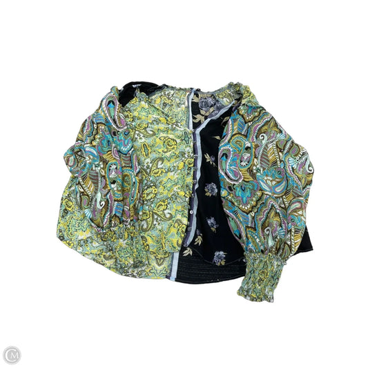 Top Long Sleeve By Free People In Floral Print, Size: M