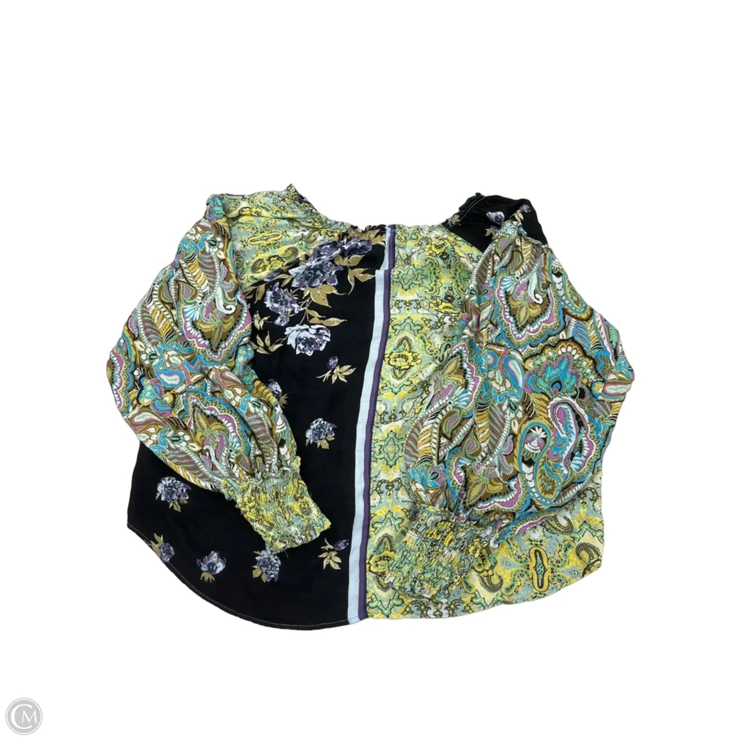 Top Long Sleeve By Free People In Floral Print, Size: M