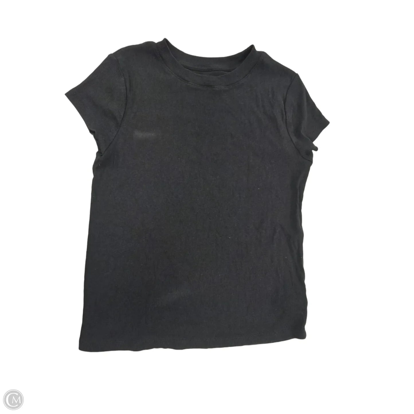 Top Short Sleeve Basic By A New Day In Black, Size: L