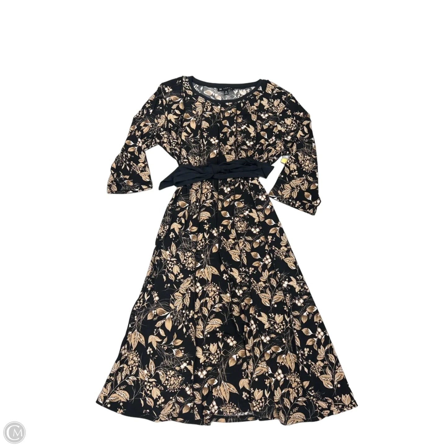 Dress Casual Midi By N Touch In Floral Print, Size: M