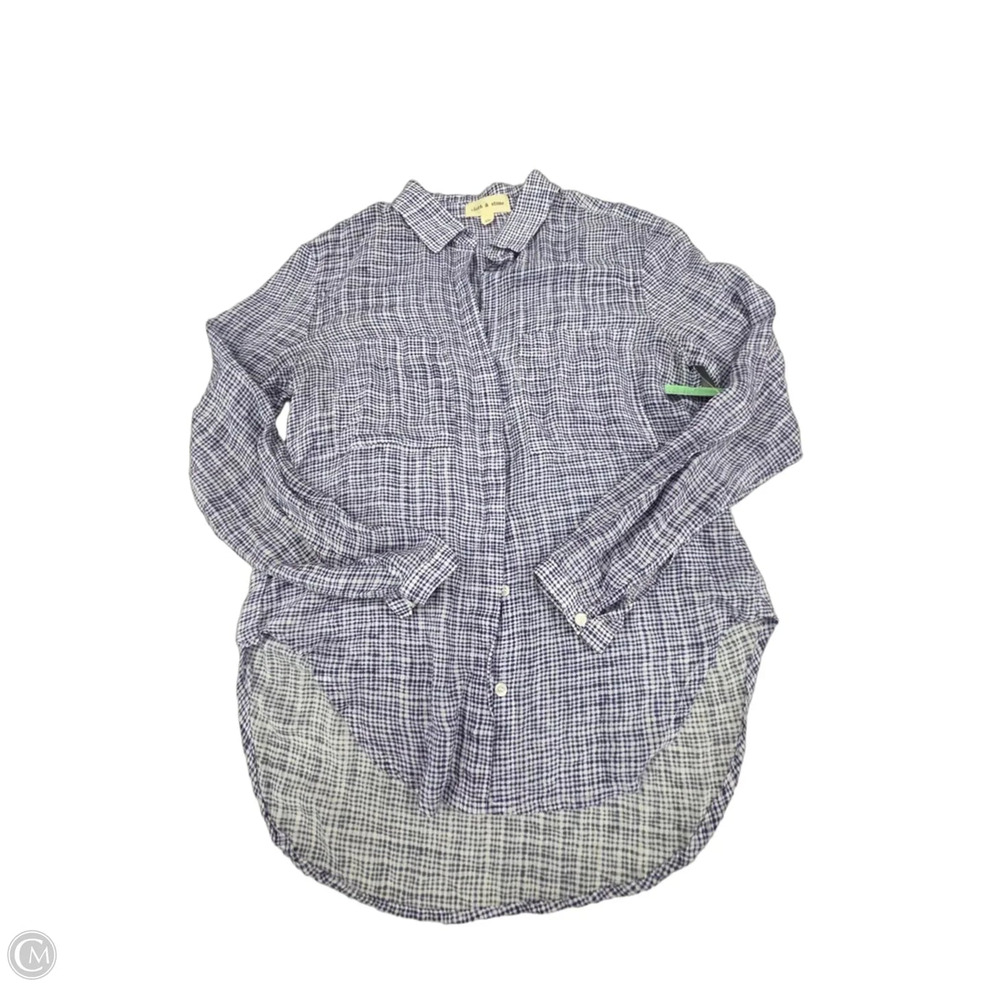 Top Long Sleeve By Cloth And Stone In Blue, Size: Xs
